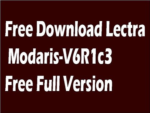 Lectra modaris cad tutorial download